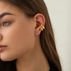 Minimalist Stainless Steel Ear Cuff Metal Jewelry Non Pierced Earrings for Women de acero inoxida - Image 4