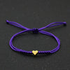 Tiny Heart Charm Bracelets for Women Girls Simple Blue Black Red Rope Chain Braided Bracelet Woven Jewelry Gifts Her - Image 10