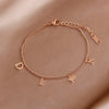 Classic 316L Stainless Steel Letter D Bangles for Women Jewelry Star Bracelets Party Gifts - Image 7