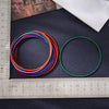 Stainless Steel Spring Bracelet Set Bohemian Style Color Bracelet 12 Laps Set Gift - Image 6
