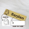 Custom Engrave Photo Text Adhesive Rectangular Plate Mailbox ID Door Tag Plate 70 20mm Stainless Steel Logo Nameplate Brooch - Image 8