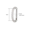 Titanium D Shape Nose Clicker with Full CZ 16G Hinged Segment Hoop Conch Helix Ear Piercing Body Jewelry - Image 6
