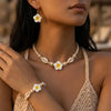 Bohemia Sea Shell Choker Necklace For Women Summer Sweet Flower Pendant Hand-woven Rope Neck Chain Jewelry Accessory - Image 25