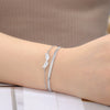 Angel Wing Charm Bracelet for Women Stainless Steel Gold Color Double Layer Snake Chain Bracelets Jewelry - Image 2