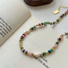 Colorful Bead Necklace and Bracelet Options with Imitation Pearl Accents - Image 6