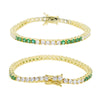 Colorful Cubic Zirconia Tennis Bracelet in Multiple Stone Colors - Image 12