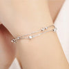 Silver Chain Stars Bracelets For Women Charms Party Wedding Jewelry Holiday Gifts - Image 2