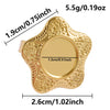 1/5pcs Gold Plated Cabochon Ring Round Oval Blank Tray Base Stainless Steel Rings For Women Men Handmade Enamel Accessories - Image 19