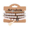 Bohemian Beaded Bracelet Set with Colorful Strand Styles - Image 8