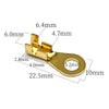 20pcs M4 M5 M6 M8 Terminal Copper Ring Lugs Open Barrel Wire Crimp Connectors 4.2MM 5.2 6.2 8.2 10.2 for 0.5-4mm2 - Image 3