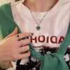 Thermochromic Mood Monitor Heart Pendant Necklace Color Change As Emperature Women Girls Clavicle Chain Necklaces Lover Jewelry - Image 22