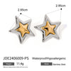 Geometry Earrings Double Hoop Dainty Earrings Criss-Cross Huggie Hoops Minimalist Earrings Two Tone Small Hoops Xmas gift - Image 9
