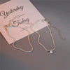 2PCS Shiny Sparkling Simple Silver Color Anklet for Women Simple Elegant Copper Jewelry Female Beach Ankle Bracelet on Foot - Image 5