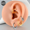 1PC Titanium Meteorite Crater Style Nose Rings Septum Hoop Crescent-Shaped Cartilage Tragus Helix Earring Piercing Body Jewelry - Image 6