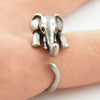 Cute Cat and Mouse Shape Open Ring for Women Antique Silver Color Modern Girls Finger Accessories Hip Hop Party Jewelry - Image 25