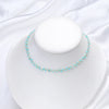 Stone Necklace for Women Tourmaline/Fluorite/Amethyst Handwork Choker Jewelry Party/Wedding Design - Image 9