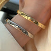 Silver Punk Bangle Pearl Star Love Heart Geometric Golden Bracelet For Woman Girl Jewelry Gift - Image 5
