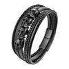 Hyperbole Men Jewelry Black Braided Leather Bracelets Stainless Steel Leahter Bracelets Cool Skull Bracelets Men Bracelet - Image 13
