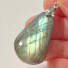 Pink Labradorite Pendant Irregular Shape Bead Stone Purple Necklace for Men Women - Image 14