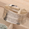 Bohemian Ethnic Style Retro Silver Wide Bracelet For Women Carved Flower Opening Bracelet Boho Vintage Jewelry - Image 8