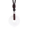 Stone Amethyst Tiger's Eye Necklace Pendant Men's and Women's Necklace Peace Knot Chinese Knot Necklace Gift - Image 22