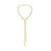 Long Flexible Flat Chain Necklace in Multiple Finishes - Image 5
