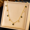 316L Stainless Steel Zircon Love Star Flower Tree of Life Eye Necklace Girl Neck Chain Jewelry Gift - Image 7