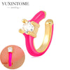 1PC Plated Gold Ear Cuff Earrings Ear Clip for Women Purple/Green/Turquoise No Pierced Earrings Jewel - Image 41