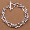 Noble Silver Chain Bracelet For Women Men Charm Party Gift Wedding party Jewelry - Image 9