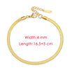 Blade Chain Anklets for Women Gold Color Bracelet on The Leg Stainless Steel Snake Chains Beach Accessories Jewelry - Image 22