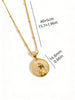 Gold Plated Virgin Mary Necklace Religious Jewelry Women Elegant Shell Virgin Mary Pendant - Image 2