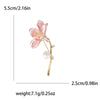 Resin Tulip Brooch for Women Unisex Rhinestone Flower Pin Pearl Plant Lapel Pin Banquet Party Backpack Gifts Jewelry Accessories - Image 16