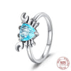 Rings Silver Ring Gecko Snake Scorpion Open Ring For Women Zircon Simple Finger Ring Jewelry Gifts - Image 12