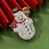 Crystal Christmas Rhinestone Brooches, Santa Reindeer Xmas Lapel Pins, Holiday Clothing Backpack Decor, Festive Jewelry Gifts - Image 20