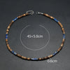 Vintage Bohemian Summer Jewelry Ethnic Style Jewelry Brown Coconut Shell Wood Beads Stone Necklace Men's Jewelry - Image 6