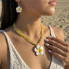 Bohemia Sea Shell Choker Necklace For Women Summer Sweet Flower Pendant Hand-woven Rope Neck Chain Jewelry Accessory - Image 20