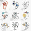 Cute Happy Cat Fidget Spinner Rings Rotate Freely for Women Metal Copper Knuckle Ring Wedding Jewelry - Image 1