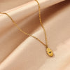 Zircon Hamsa Hand Evil Eye Pendant Necklaces For Women Gold Plated Stainless Steel Necklace Boho Aesthetic Jewelry Gift - Image 3