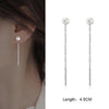 Classic Elegant Imitation Pearl Dangle Earrings For Women Long Tassel Chain Drop Earring Wedding Jewelry - Image 9