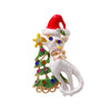 Christmas Brooch Shiny Crystal Year Accessory Pin Snowman, Elk, Tree Series Decoration Jewelry Gift - Image 10
