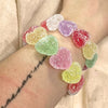Yupsk Colorful Love Candy Resin Necklace Bracelet Sweet Cute Dopamine Necklaces Collarbone Chain Women's Gift Accessories - Image 4