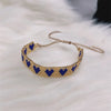 Adjustable Multicolor Heart Bead Bracelet with Woven Pattern - Image 63