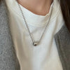 Minimalist Long Teardrop Charm Pendant Necklace for Women Autumn Winter Sweater Chain Y2K Accessory Jewelry Gift - Image 7