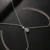 Sexy Body Chain Chest Bracket Bra Necklace Jewelry Chest Rhinestone Sparkly Cross Bra Chain Bikini Water Drop Pendant