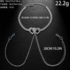 Sexy Double Heart Nipple Chain Necklace for Women Bikini Lingerie Festival Clothing Rhinestone Chest Chain Nightclub Jewelry