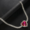 Sexy Pink Heart Waist Chain Belt Bikinis Body Accessories 2024 Lady Multirow Rhinestone Belly Jewelry Rave Outfits Gift
