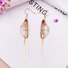 Minar Wonderful Multicolor Resin Butterfly Long Tassel Earring for Women Shinning Flake Simulation Wings Drop Dangle Earrings - Image 2