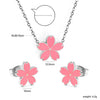Circular Shell Jewelry Set Pendants Necklace Earring Sets Sun Cross Stainless Steel Set For Women Wedding Party - Image 8