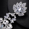 Luxury Round Drag Queen Dangle Earrings Exaggerated Pendant Women Bridal Jewelry 2024 Trend Crystal Hanging Earrings Prom Gift