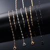 Lip Embossed Chain 2.5mm Thin Stainless Steel Necklace Handmade Link Jewelry Accessories - Image 5